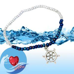 Sail Away Petite Beaded Charm Bracelet